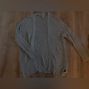 Grey Knitted Cardigan